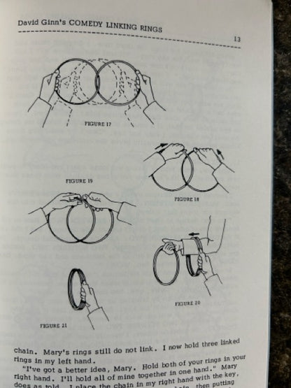 Comedy Linking Rings - David Ginn