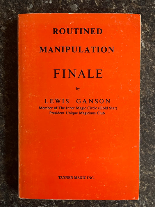 Routined Manipulation Finale - Lewis Ganson (softcover)