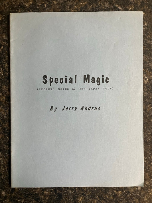 Special Magic - Jerry Andrus - SIGNED