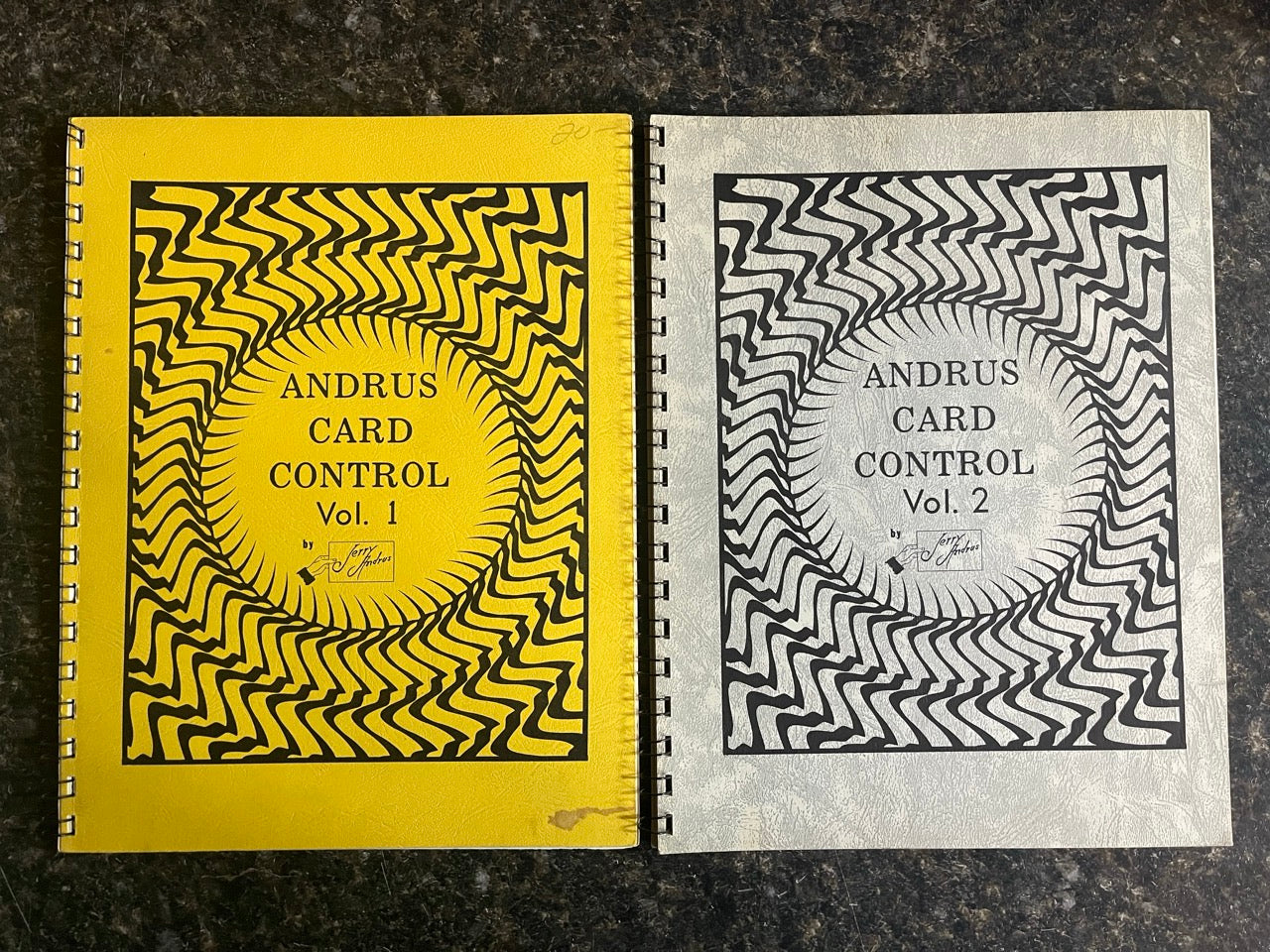 Andrus Card Control, Vols. 1 & 2 - Jerry Andrus - SIGNED & NUMBRED (#1107)