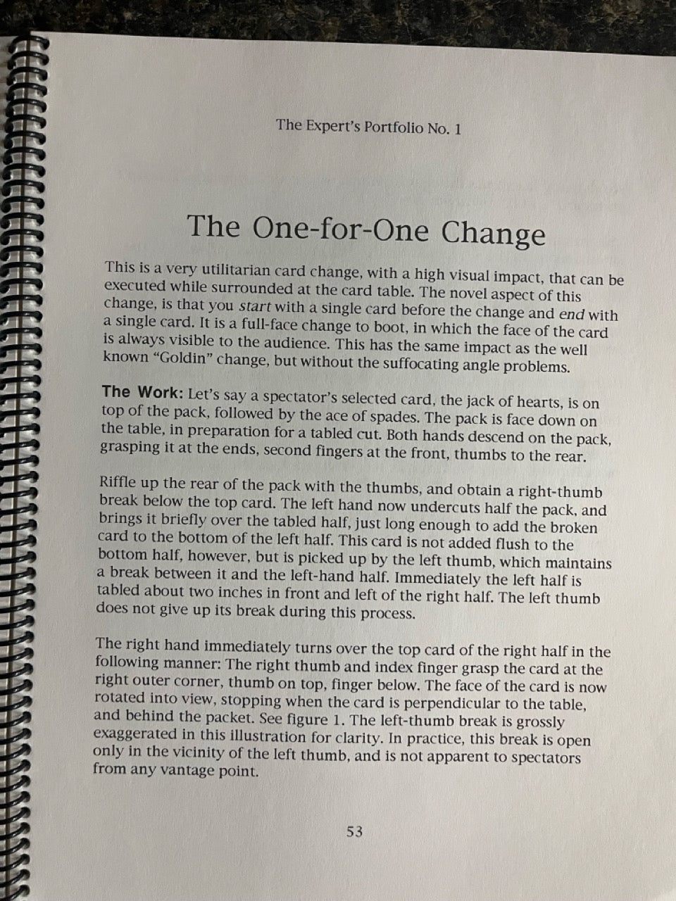 The Expert's Portfolio #1 - Jack Carpenter