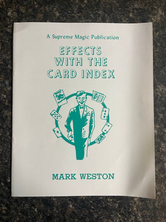 Effects With A Card Index - Mark Weston