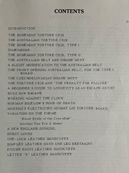 The Art of Escape Vol.5: The Bohemian Torture Escape - John Novak