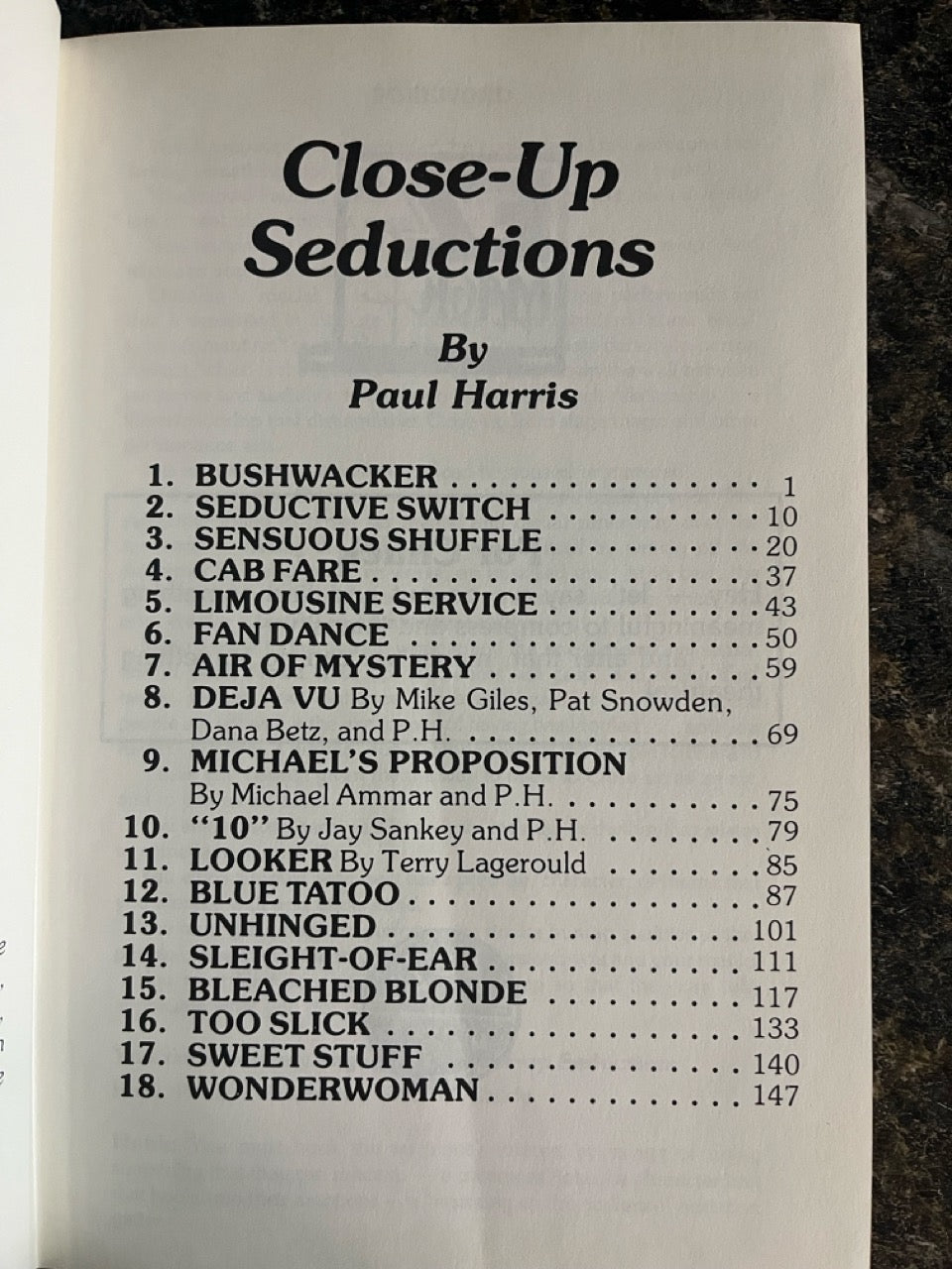 Close-Up Seductions - Paul Harris (used)