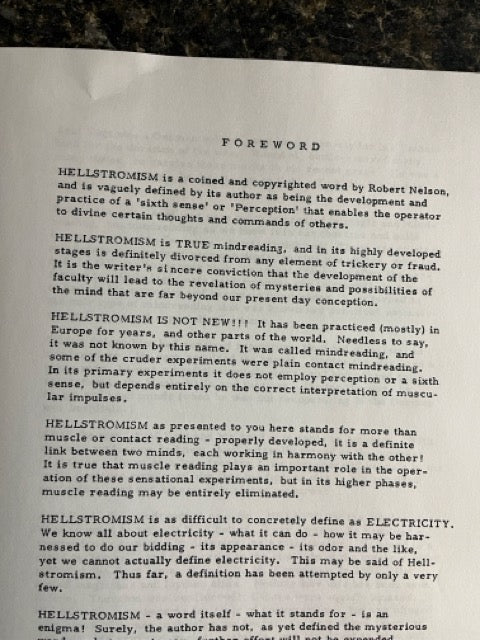 Hellstromism - Robert A. Nelson