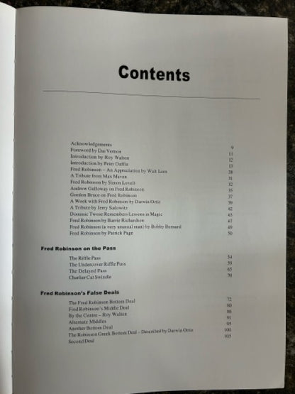 The Magic of Fred Robinson - Peter Duffie