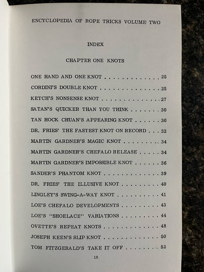 Abbott's Encyclopedia of Rope Tricks Vol.2 - Stewart James