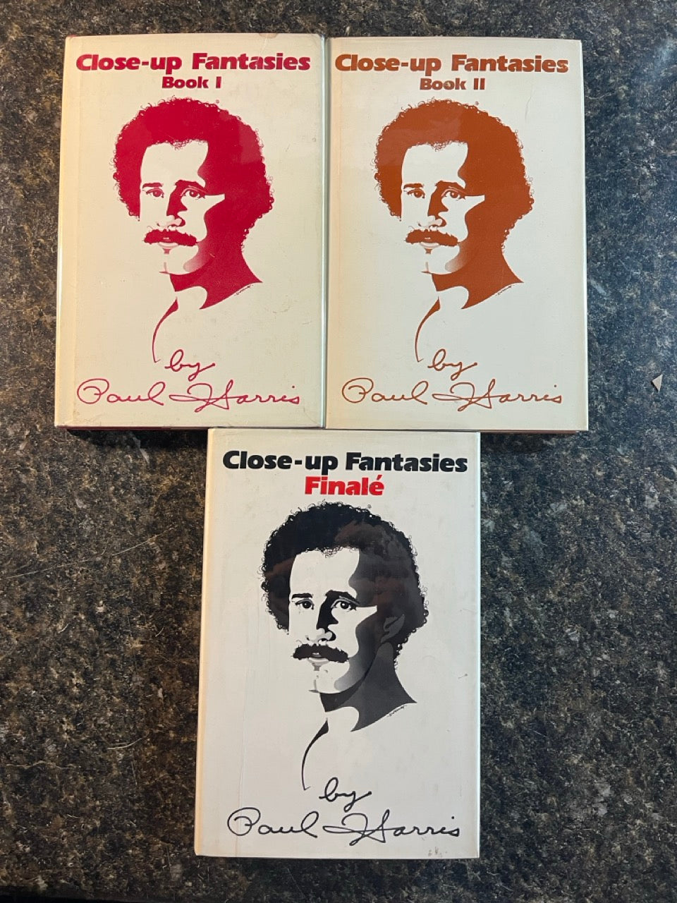 Close-Up Fantasies Trilogy (Vols. 1, 2, & Finale) - Paul Harris - SIGNED
