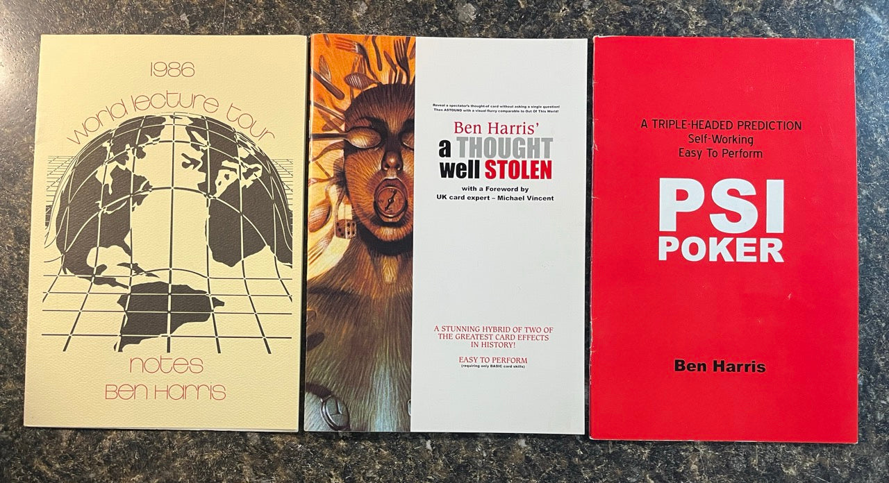 3 Ben Harris Booklets