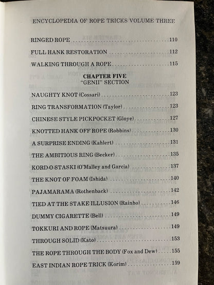 Abbott's Encyclopedia of Rope Tricks Vol. 3 - Stewart James
