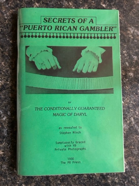 Secrets of a "Puerto Rican Gambler" - Stephen Minch - SIGNED