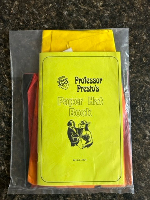 Professor Presto's Paper Hat Book (Tom Craven estate) TC10