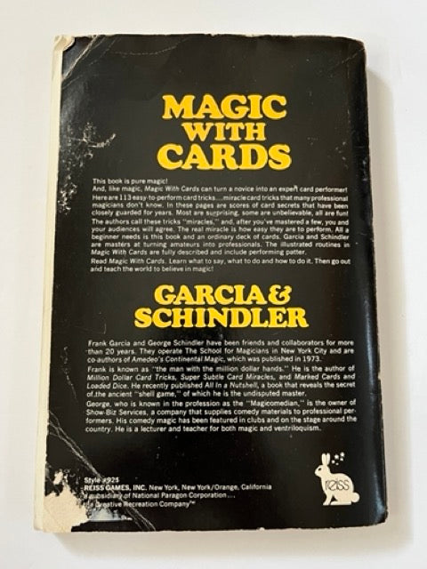 Magic With Cards - Frank Garcia & George Schindler