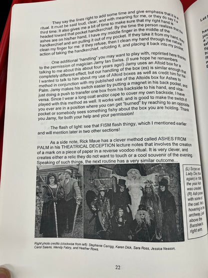 Scrye's Castle Blood Magic Presentation Companion/Sampler - Chris Handa - SIGNED