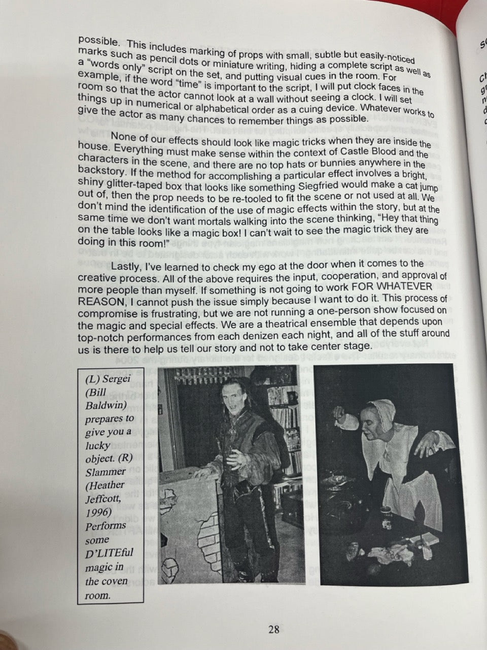 Scrye's Castle Blood Magic Presentation Companion/Sampler - Chris Handa - SIGNED