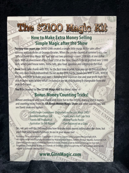 The $2100 Magic Kit - David Ginn (DVD)