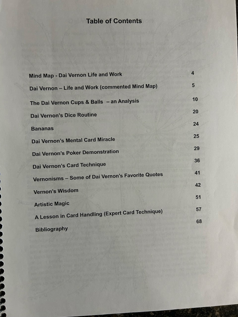 Homage to Dai Vernon: Life & Work - Roberto Giobbi