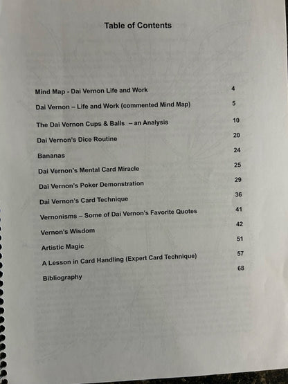 Homage to Dai Vernon: Life & Work - Roberto Giobbi