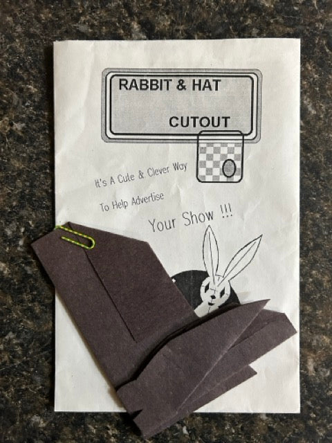 Rabbit & Hat Cutout (prop) (TC P2)