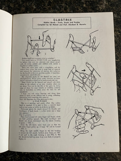 Elastrix: The Encyclopedia of Rubber Band Magic - Ed. Mishell & Abe Hurwitz