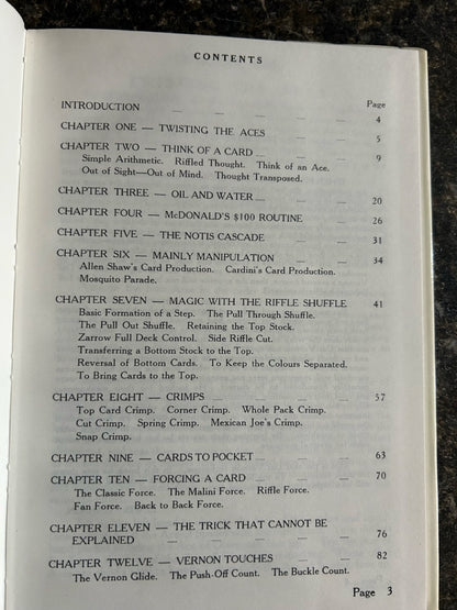 Dai Vernon's Inner Secrets of Card Magic (2 Book Set)- Lewis Ganson