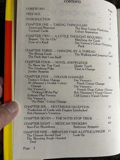 Dai Vernon's Inner Secrets of Card Magic (2 Book Set)- Lewis Ganson