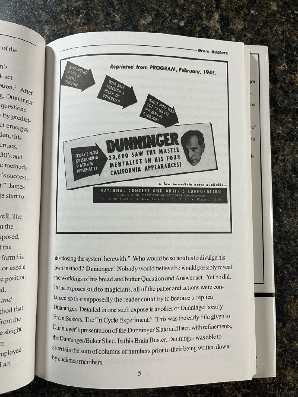 Dunninger's Brain Busters - Joseph Atmore