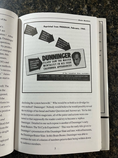 Dunninger's Brain Busters - Joseph Atmore