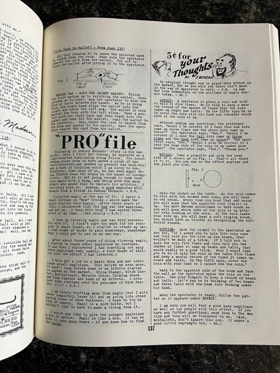 The New Jinx - Bill Madsen (Kaufman & Co. Reprint)