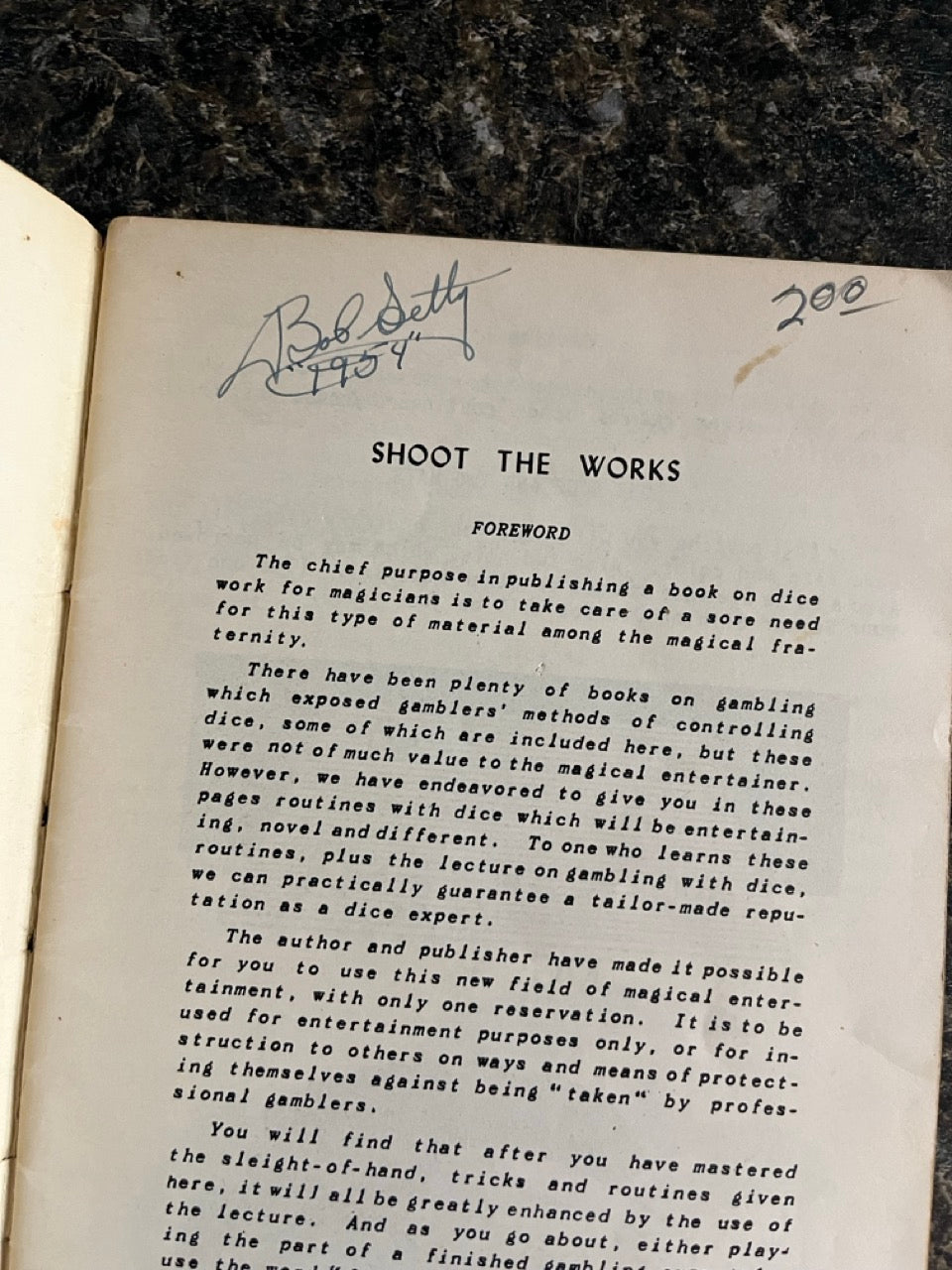 Shoot The Works - Edward Marlo (used)