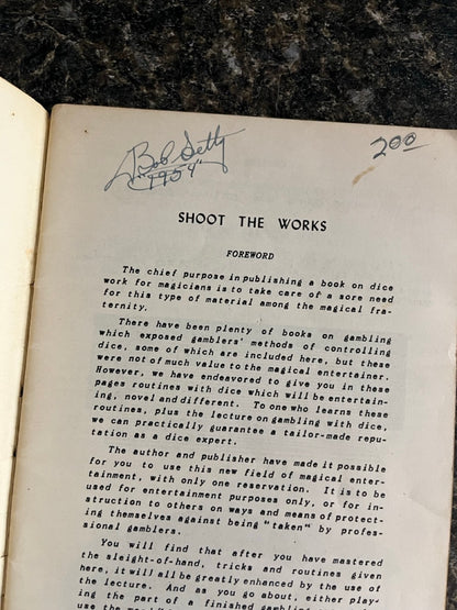 Shoot The Works - Edward Marlo (used)