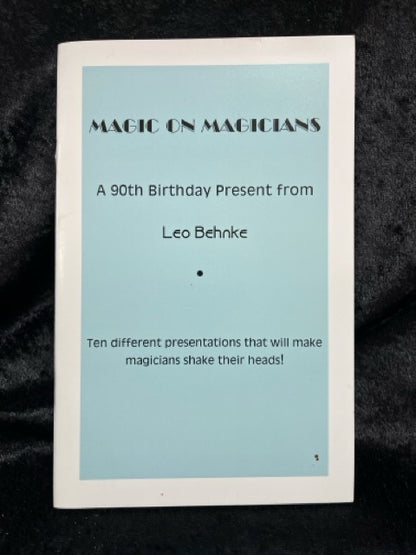 Magic on Magicians - Leo Behnke
