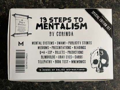 13 Steps to Mentalism Special Edition Set - Corinda/Osterlind/Murphy's