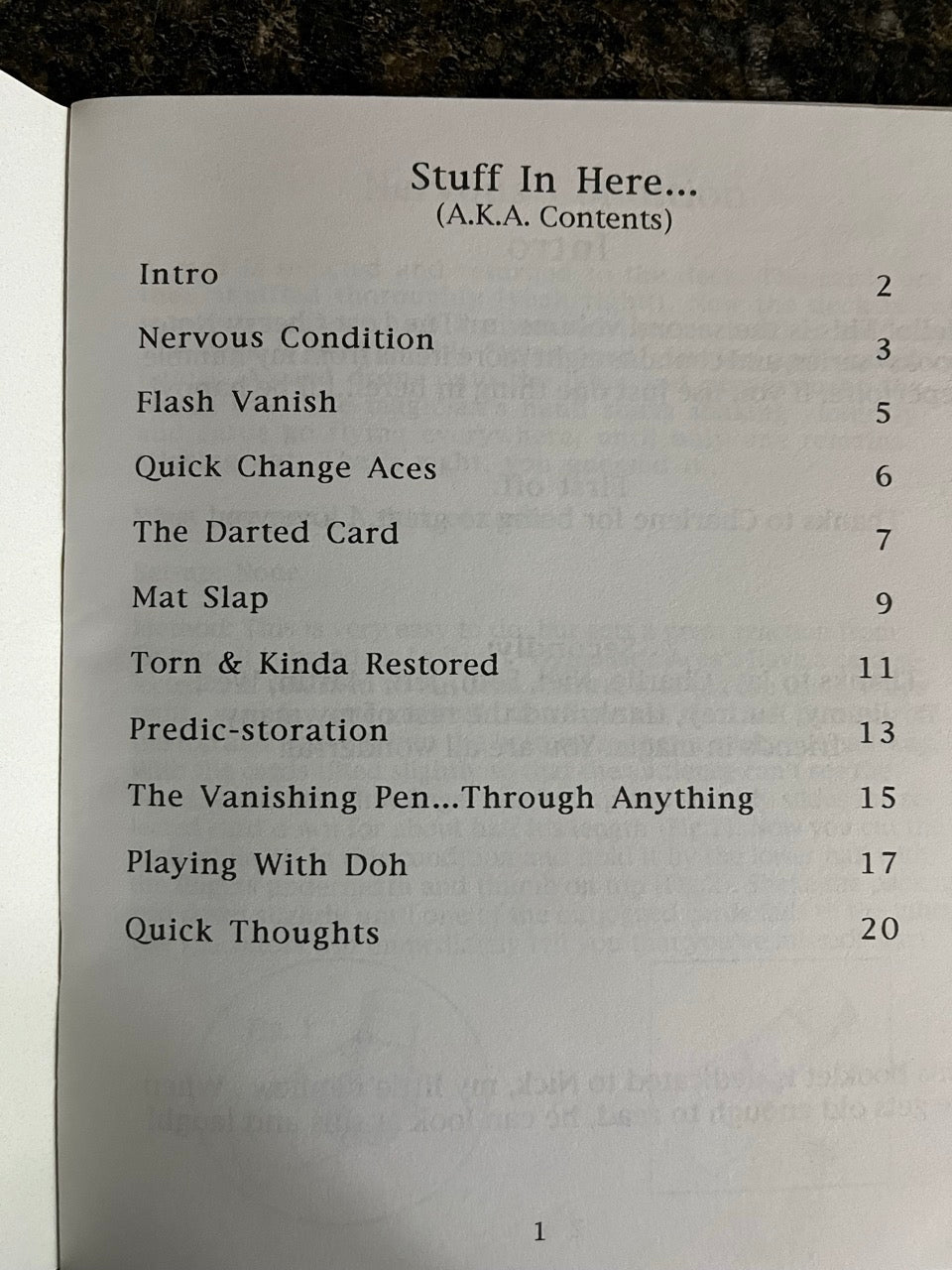 2 Chad Long Booklets (More Stuff, Cheesy Notebook #2)