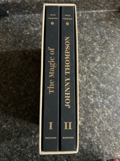 The Magic of Johnny Thompson (2 Volume Set) - FIRST EDITION, SIGNED