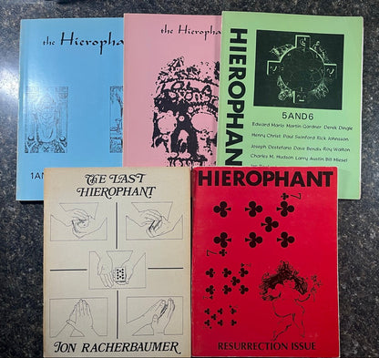 The Hierophant, Vols. 1-6, The Last Hierophant, Resurrection Issue - Jon Racherbaumer