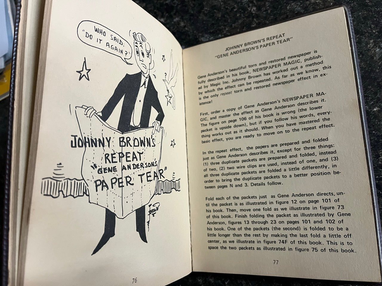 Go Ahead I'll Wait! More Magic of Johnny Brown - Father Bandy - SIGNED