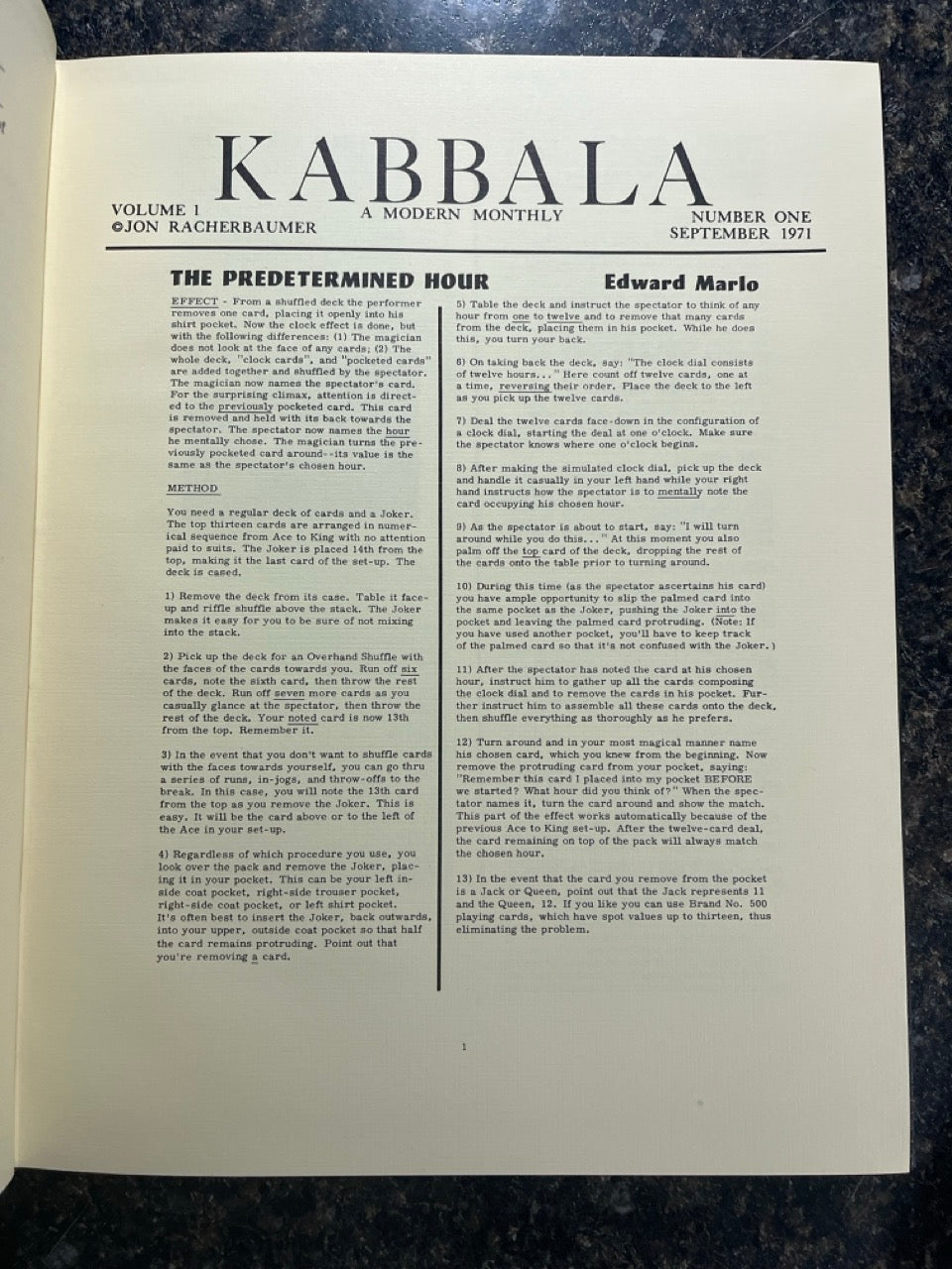 Kabbala (Vols. 1 & 2) - Jon Racherbaumer