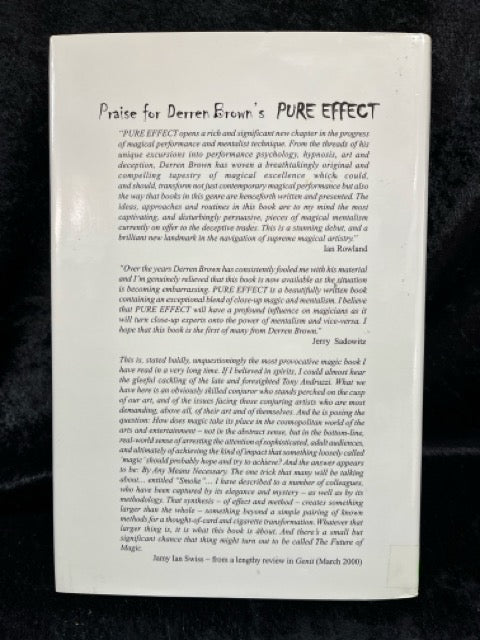 Pure Effect - Derren Brown - 3rd edition