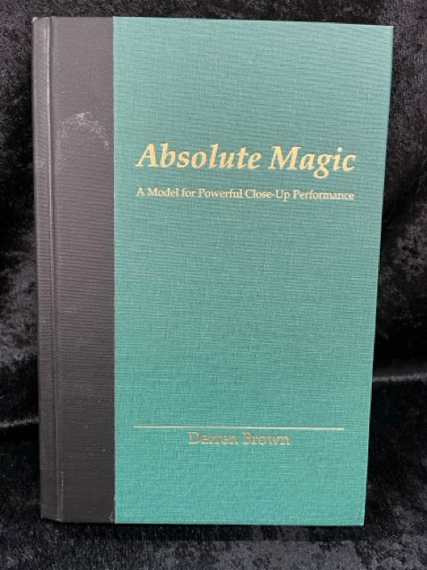 Absolute Magic - Derren Brown - HC, 2nd edition