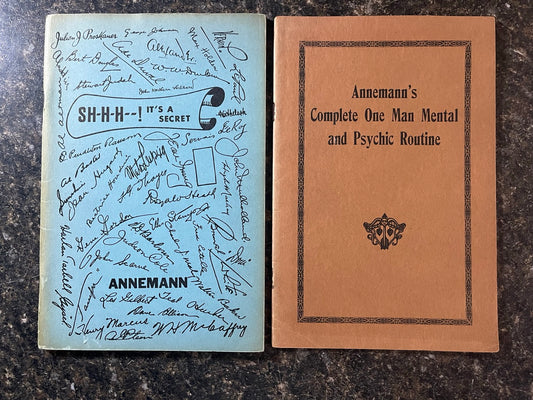 2 More Annemann Booklets