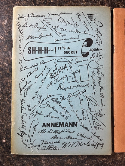 2 More Annemann Booklets