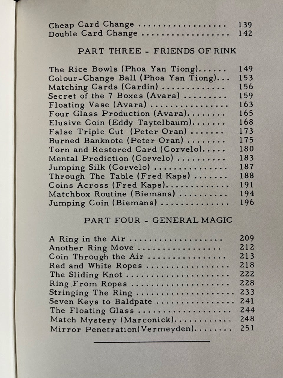 Rink's Magic from Holland - Hugh Miller