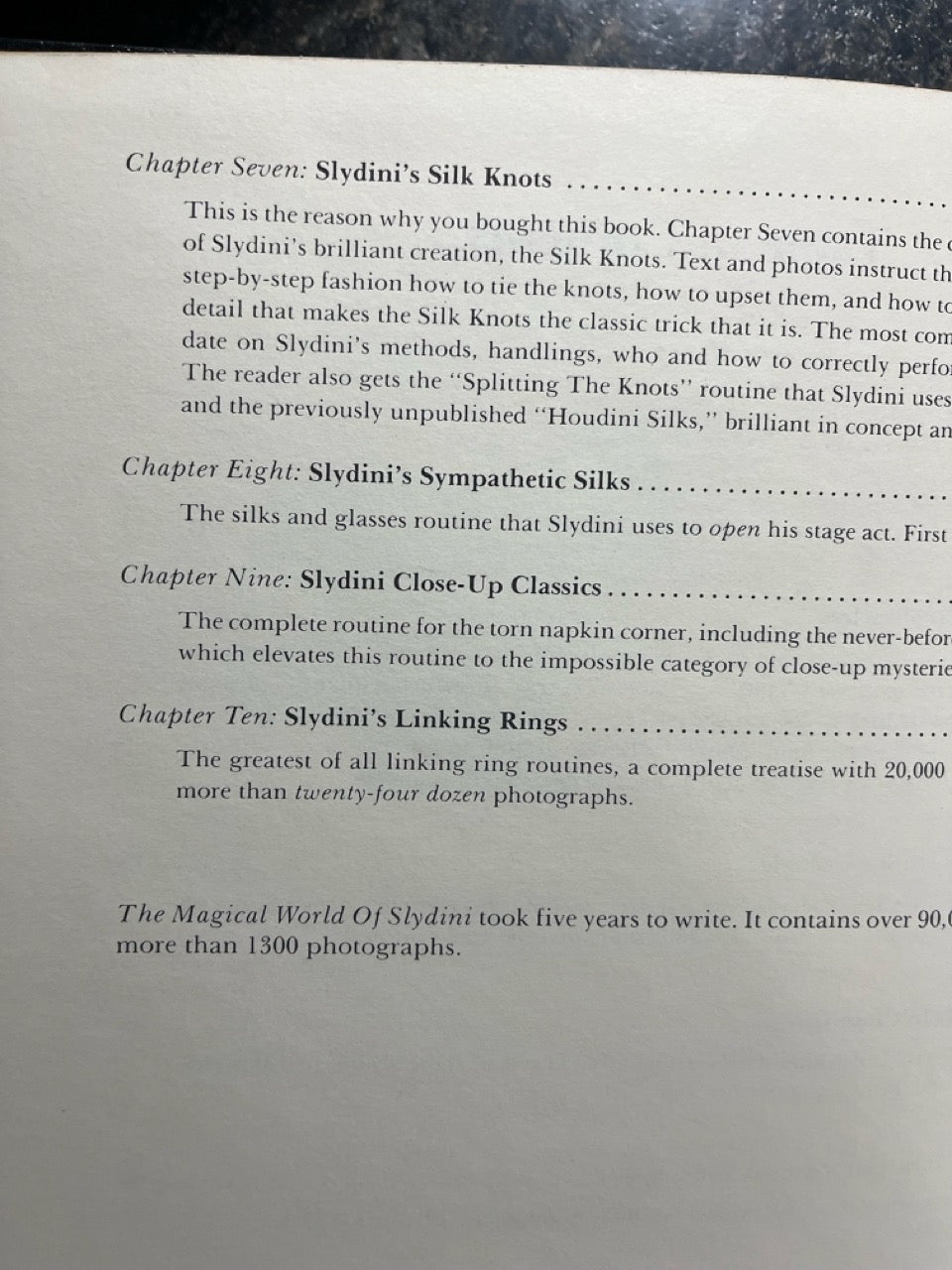 The Magical World of Slydini - 2 volumes - Karl Fulves