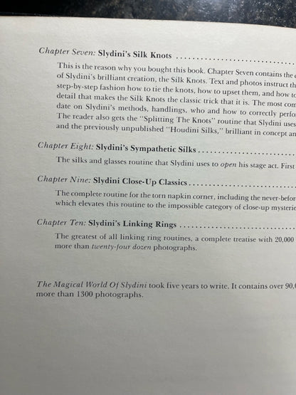 The Magical World of Slydini - 2 volumes - Karl Fulves