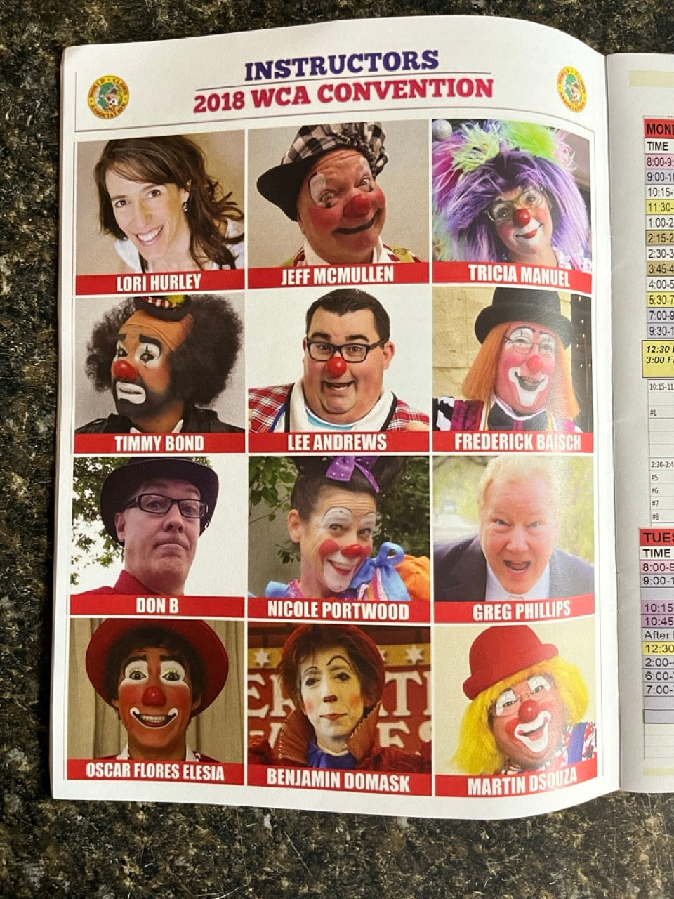 Ringling Remembered Program 2018 - World Clown Association
