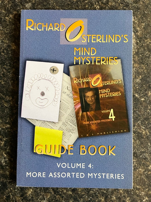 Mind Mysteries Guide Book, Vol. 4: More Assorted Mysteries - Richard Osterlind