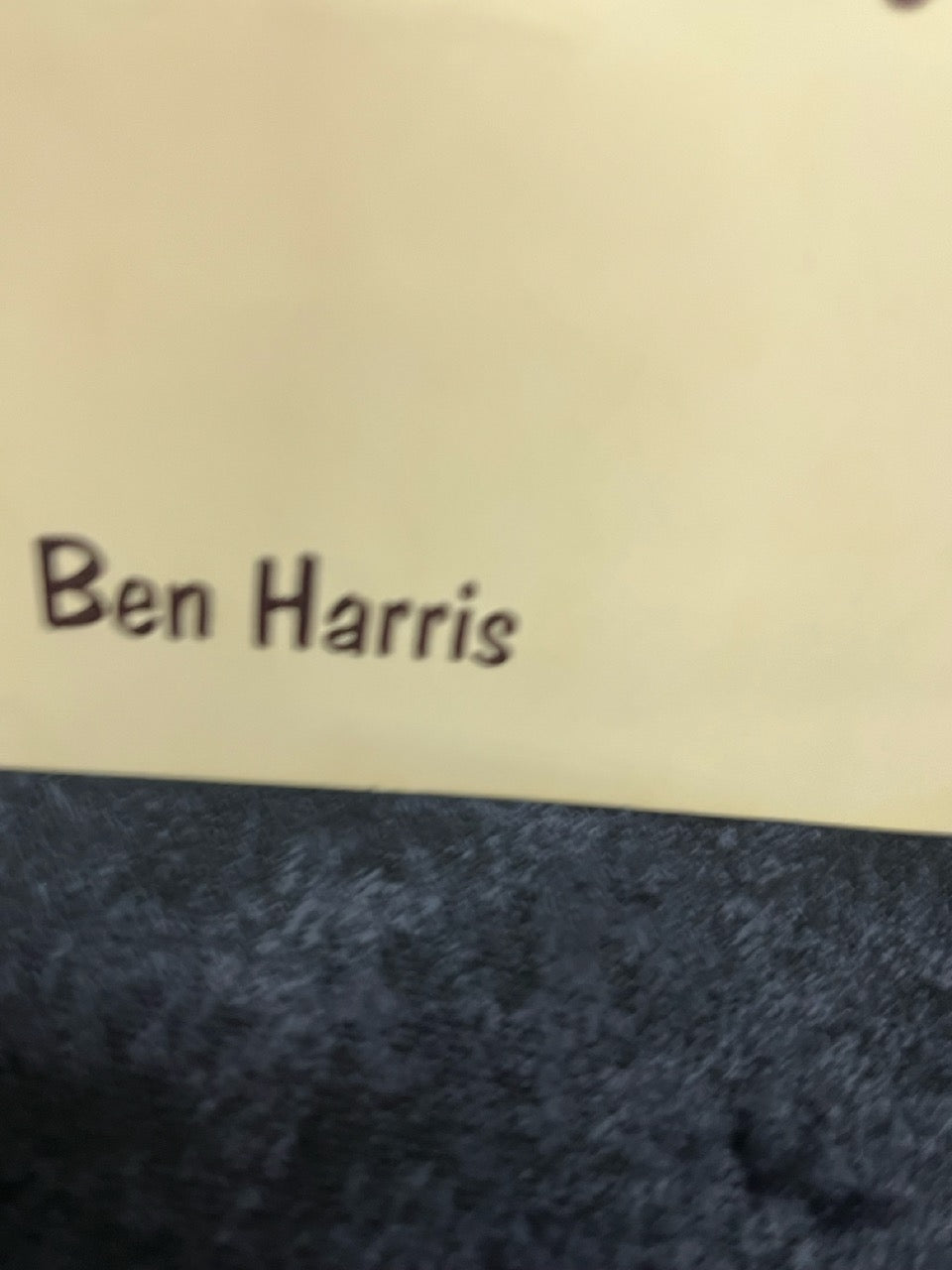 Magic from which Memories are Made! - Ben Harris