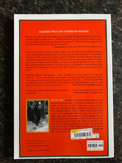 Learned Pigs & Fireproof Women - Ricky Jay (softcover)