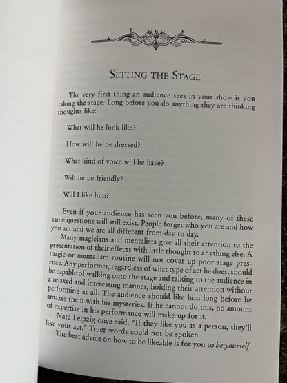 The Principles of Mentalism - Richard Osterlind (used copy)
